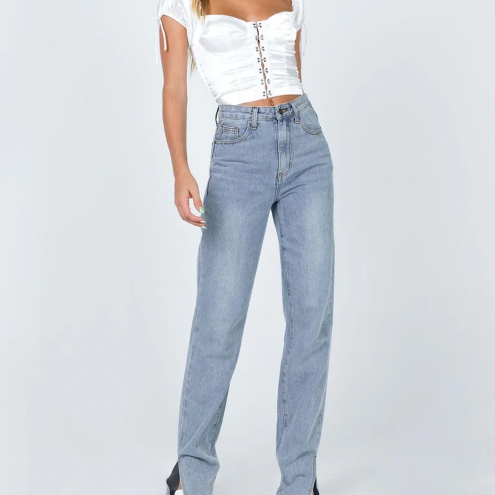 Princess Polly Allyson Top White Satin Corset
